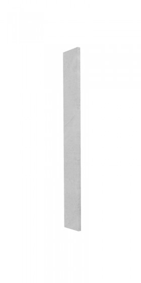Панель торцевая (для шкафа верхнего торцевого высокого) ВПТ 400 Лофт (Штукатурка белая) в Бородино - borodino.katalogmebeli.com | фото