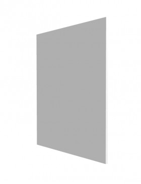 Панель торцевая С Ройс (для шкафов нижних) Белый софт в Бородино - borodino.katalogmebeli.com | фото