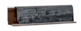 Плинтус LB-37, L=3000мм, каньон (черный) в Бородино - borodino.katalogmebeli.com | фото