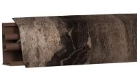 Плинтус LB-38, L=3000мм, мрамор бергамо темный в Бородино - borodino.katalogmebeli.com | фото