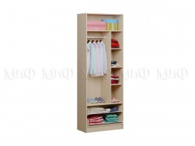 Шкаф 2-х створчатый Fashion-1 Вега (Белый/Розовый) в Бородино - borodino.katalogmebeli.com | фото 2