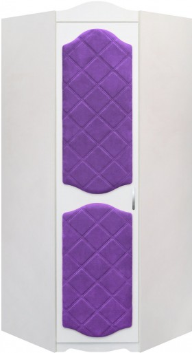 Шкаф угловой Иллюзия 32 Фиолетовый в Бородино - borodino.katalogmebeli.com | фото 1