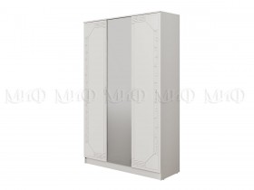 Шкаф 3-х створчатый Афина-1 (Белый/Белый глянец) в Бородино - borodino.katalogmebeli.com | фото