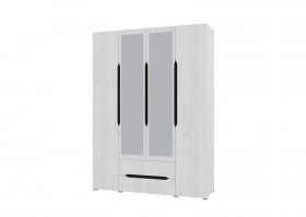 Шкаф 4-х створчатый с ящиками и зеркалами Вега (Прованс) в Бородино - borodino.katalogmebeli.com | фото