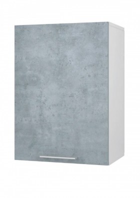 Шкаф 45 с фасадом Лофт (Камень Оленна/Белый) в Бородино - borodino.katalogmebeli.com | фото