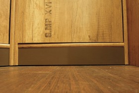 Шкаф для белья «Пилигрим» (Дуб Каньон светлый, Фон серый) в Бородино - borodino.katalogmebeli.com | фото 7