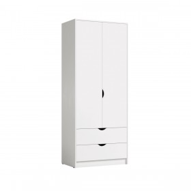 Шкаф для одежды 13.327 Уна (Белый) в Бородино - borodino.katalogmebeli.com | фото