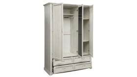Шкаф для одежды "Сохо" (бетон пайн белый/4 ящика/1532) в Бородино - borodino.katalogmebeli.com | фото 5