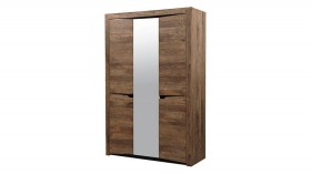 Шкаф для одежды "Лючия" (3-х дв.) (кейптаун/зеркало) в Бородино - borodino.katalogmebeli.com | фото