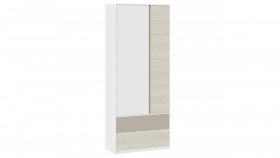 Шкаф для одежды комбинированный «Сканди» Дуб Гарден/Белый/Глиняный серый в Бородино - borodino.katalogmebeli.com | фото