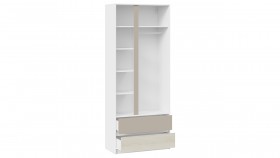 Шкаф для одежды комбинированный «Сканди» Дуб Гарден/Белый/Глиняный серый в Бородино - borodino.katalogmebeli.com | фото 5