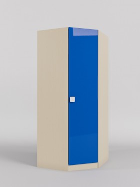 Шкаф угловой (угловая секция) Скай люкс (Синий/корпус Клен) в Бородино - borodino.katalogmebeli.com | фото 1