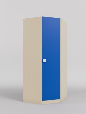 Шкаф угловой (угловая секция) Скай (Синий/корпус Клен) в Бородино - borodino.katalogmebeli.com | фото 1