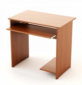 Компьютерный стол Малый упрощённый (Беленый дуб) в Бородино - borodino.katalogmebeli.com | фото 2