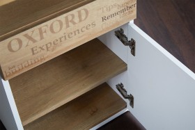 Стол с ящиками «Оксфорд» (Ривьера/Белый с рисунком) в Бородино - borodino.katalogmebeli.com | фото 10