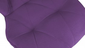 Стул «Elvis» Т7 (Черный муар/Велюр S002 фиолетовый) в Бородино - borodino.katalogmebeli.com | фото 3