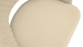 Стул «Калипсо» К1К Черный муар/Велюр Confetti Cream в Бородино - borodino.katalogmebeli.com | фото 3