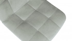 Стул «Райс» К1С Белый/Велюр Confetti Silver в Бородино - borodino.katalogmebeli.com | фото 3