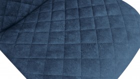 Стул «Ричи» К1С Черный муар/Микровелюр Wellmart Blue в Бородино - borodino.katalogmebeli.com | фото 3