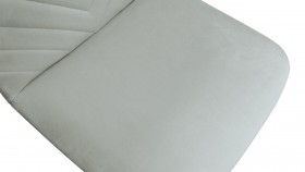 Стул «Шерри» К3 Белый/Велюр Confetti Silver в Бородино - borodino.katalogmebeli.com | фото 3