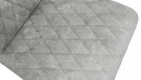 Стул «Стенли» К1С Черный муар/Микровелюр Wellmart Silver в Бородино - borodino.katalogmebeli.com | фото 3