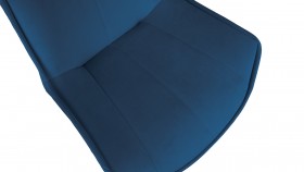 Стул «Тейлор» К1С Исп. 2 Белый/Велюр Confetti Blue в Бородино - borodino.katalogmebeli.com | фото 3