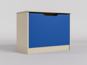 Ящик для игрушек Скай (Синий/корпус Клен) в Бородино - borodino.katalogmebeli.com | фото