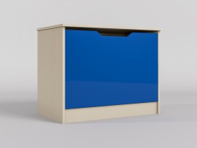 Ящик для игрушек Скай люкс (Синий/корпус Клен) в Бородино - borodino.katalogmebeli.com | фото