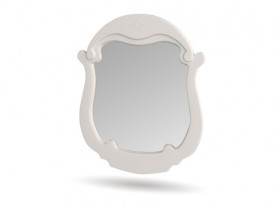 Зеркало настенное Мария (Белый глянец) в Бородино - borodino.katalogmebeli.com | фото