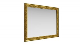 Зеркало навесное "Айрум"/(дуб кальяри / профиль: золото с орнаментом) в Бородино - borodino.katalogmebeli.com | фото